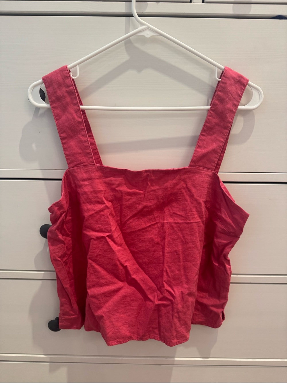 Banana Republic Raspberry Square-Neck Tank Top